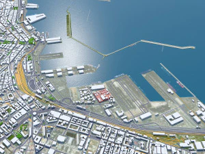 Algiers city Algeria 60km 3D Model