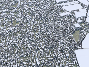 Aligarh city Uttar Pradesh India 15km 3D Model