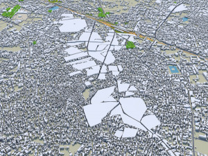 Aligarh city Uttar Pradesh India 15km Modelo 3D