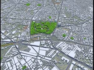 Amritsar city Punjab India 30km Modello 3D