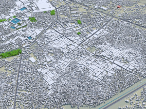 Amritsar city Punjab India 30km Modello 3D