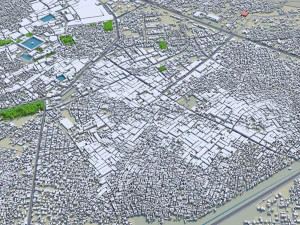 Amritsar city Punjab India 30km 3D Model