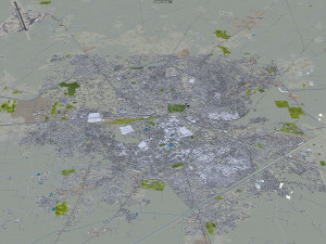 Amritsar city Punjab India 30km Modello 3D