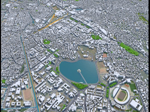 Antananarivo city Madagascar 35km Modelo 3D