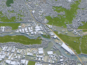 Antananarivo city Madagascar 35km Modelo 3D