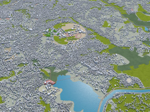 Antananarivo city Madagascar 35km Modelo 3D