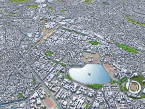 Antananarivo city Madagascar 35km Modelo 3D