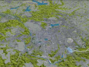 Antananarivo city Madagascar 35km Modelo 3D