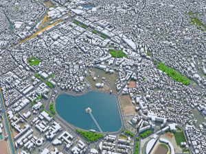 Antananarivo city Madagascar 35km Modelo 3D