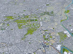 Antipolo city Rizal Philippines 30km 3D Model