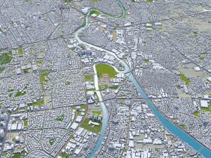 Antipolo city Rizal Philippines 30km 3D Model