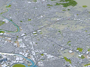 Antipolo city Rizal Philippines 30km 3D Model