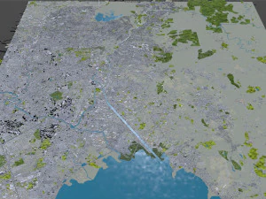 Antipolo city Rizal Philippines 30km 3D Model