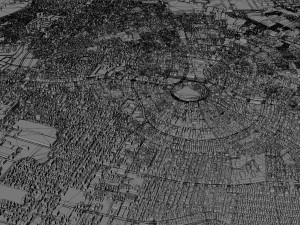 Antipolo city Rizal Philippines 30km 3D Model
