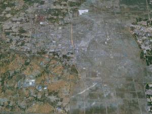 Anyang city Henan China 40km 3D Model