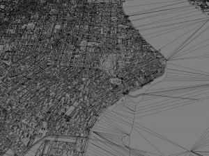 Aracaju city State of Sergipe Brazil 40km 3D Model