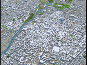 Arequipa city Peru 35km Model 3D