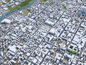 Arequipa city Peru 35km Model 3D