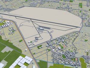 Arequipa city Peru 35km Model 3D