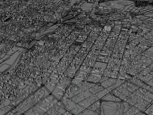 Arequipa city Peru 35km Model 3D