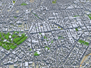Asmara city Eritrea 15km Modello 3D