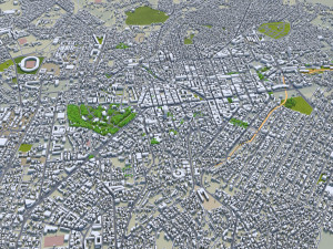 Asmara city Eritrea 15km Modello 3D