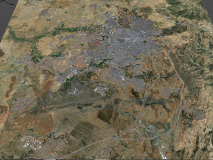 Asmara city Eritrea 15km Modello 3D