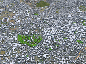 Asmara city Eritrea 15km Modello 3D