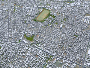 Asuncion city Paraguay 45km 3D Model