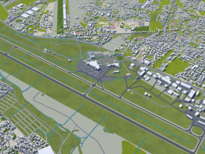 Asuncion city Paraguay 45km 3D Модель