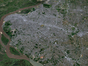 Asuncion city Paraguay 45km 3D Модель