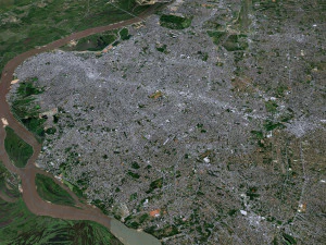 Asuncion city Paraguay 45km 3D Model