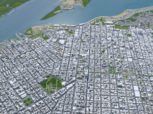 Asuncion city Paraguay 45km 3D Модель