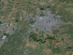 Aurangabad city Maharashtra India 25km 3D Model