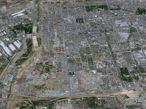 Baotou city Inner Mongolia China 80km Modelo 3D