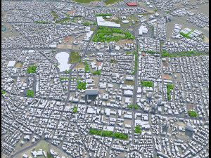 Barquisimeto city Lara Venezuela 30km Modelo 3D
