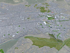 Barquisimeto city Lara Venezuela 30km Modelo 3D