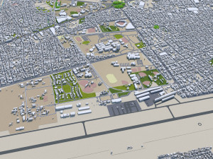 Barquisimeto city Lara Venezuela 30km Modelo 3D