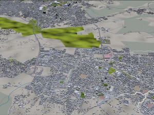 Barquisimeto city Lara Venezuela 30km Modelo 3D