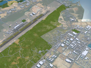Batam City Riau Islands Indonesia 70km 3D Model