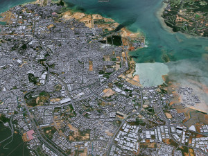 Batam City Riau Islands Indonesia 70km 3D Model