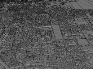 Batam City Riau Islands Indonesia 70km 3D Model
