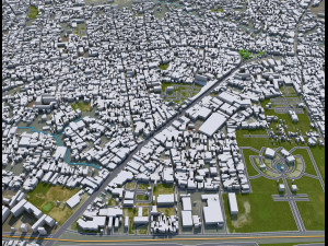 Bien Hoa Dong Nai city Vietnam 25km 3D Модель