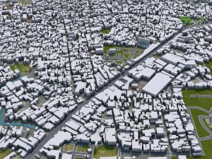 Bien Hoa Dong Nai city Vietnam 25km 3D Model