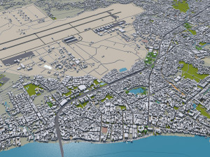 Bien Hoa Dong Nai city Vietnam 25km 3D Модель