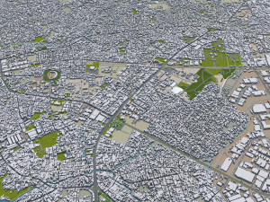 Bien Hoa Dong Nai city Vietnam 25km 3D Модель