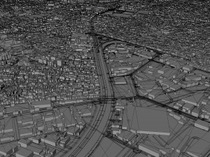 Bien Hoa Dong Nai city Vietnam 25km 3D Модель