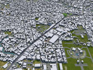 Bien Hoa Dong Nai city Vietnam 25km 3D Модель