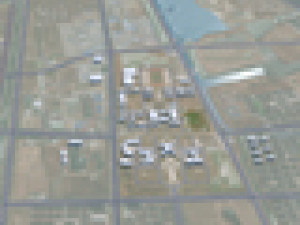 Binzhou city Shandong China 30km Model 3D