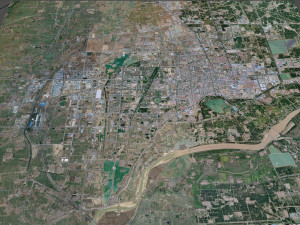 Binzhou city Shandong China 30km Model 3D